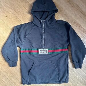 Children’s Gucci Dark Gray Hoodie Sweatshirt Size 10
